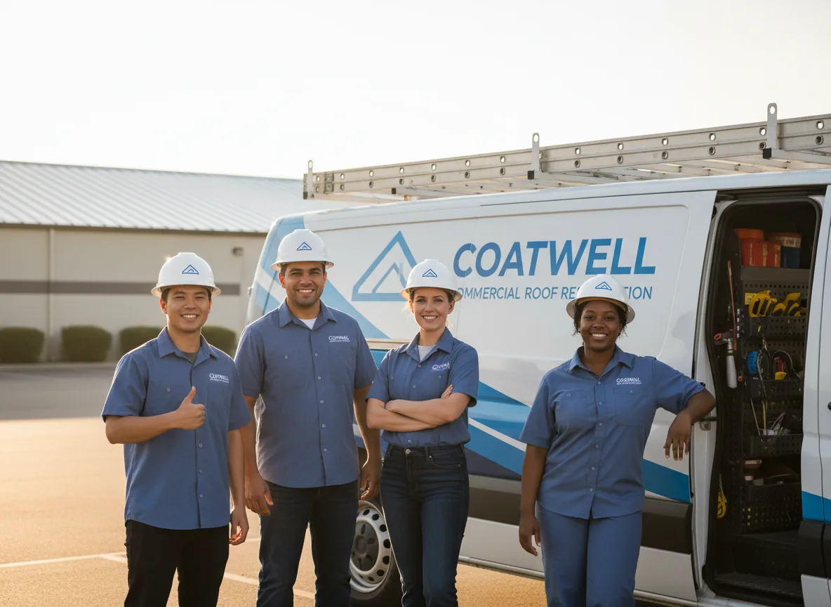 Commercial roof coating company in Earl Park, IN